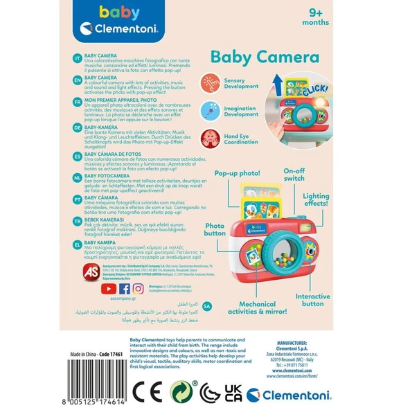 17461 Baby Clementoni - Bebek Kamerası +9 ay - 5