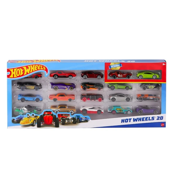 Nessiworld H7045 Hot Wheels 20'li Araba Seti - 12