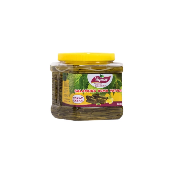 Yapsar Tokat Erbaa Salamura Asma Yaprak 600 gr