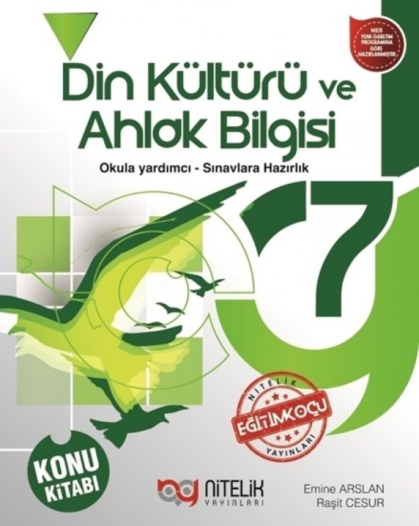 Nitelik Yayınları 7. Sınıf Din Kültürü ve Ahlak Bilgisi Konu Kitabı