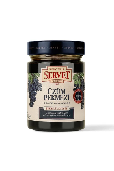 Servet Doğal Üzüm Pekmezi 400 gr