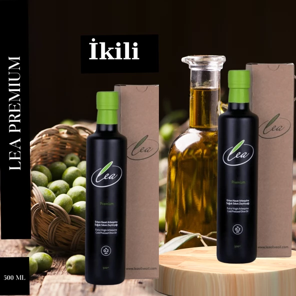 Lea Premium Erken Hasat Soğuk Sıkım Zeytinyağı 500 ml 0.2 asit