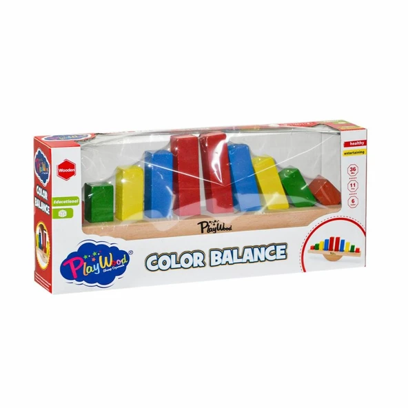 ONY-387 Ahşap Renkli Balans Oyunu -Onyıl - 2