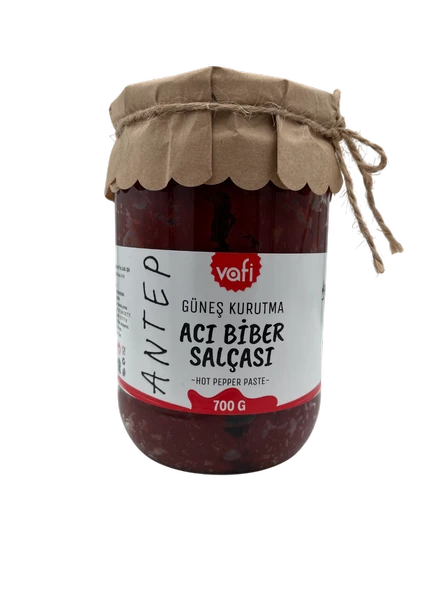 Antep Güneş Kurutma Acı Biber Salçası 700 GR - 2