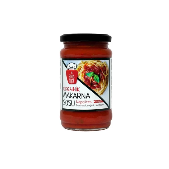 Jr. Sous Chef Organik Makarna Sosu Napoliten 300 gr