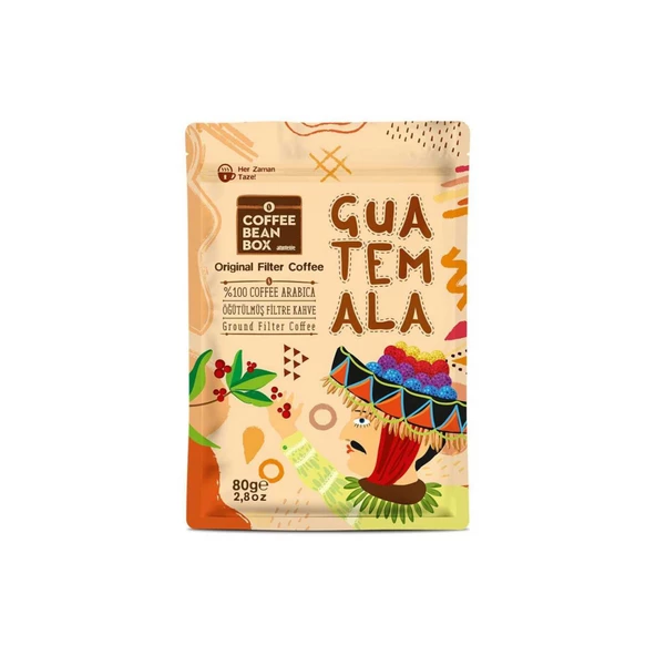 Coffee Bean Box  Guatemala Filtre Kahve 80 GR