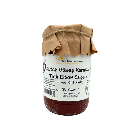 Antep Güneş Kurutma Tatlı Biber Salçası 700 GR