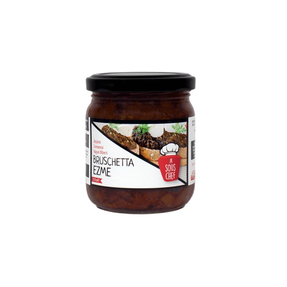 Jr. Sous Chef Zeytinli Domatesli Kapya Biberli Bruschetta Ezme 190 gr