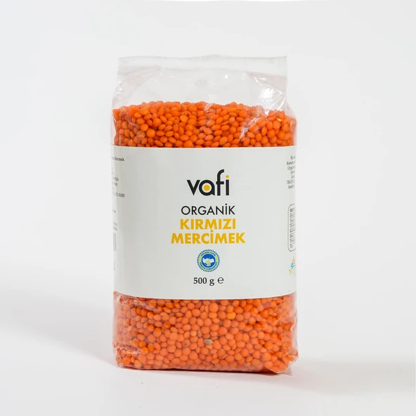 Vafi Organik Kırmızı Mercimek 500 gr MG ürün görseli 1