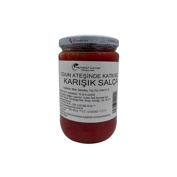 Ev Yapımı Karışık Salça 650 gr CCS - 2