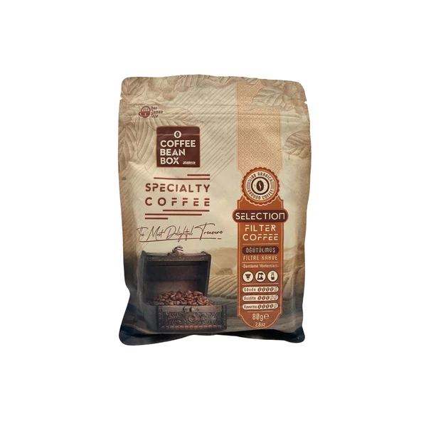 Coffee Bean Box Selection Filtre Kahve 80 Gr