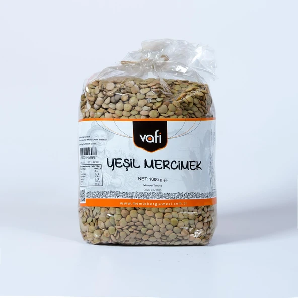 Yozgat Yeşil Mercimek 1000 g