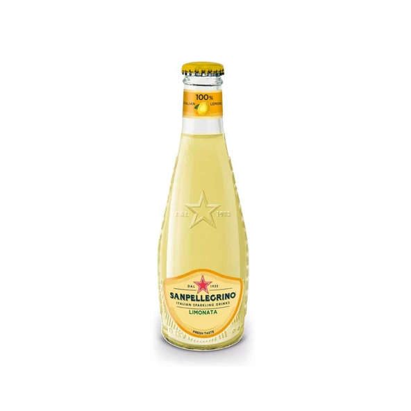 S.Pelegrino 200 ml Cam Şişe Mineralli Su Limonata