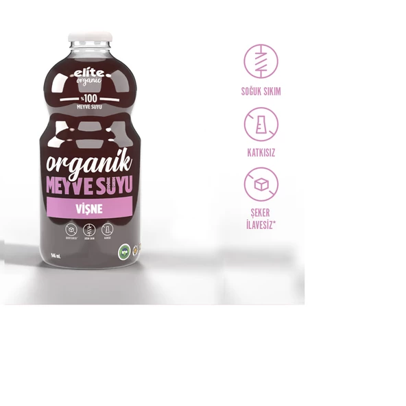 Elite Organik Vişne Suyu 946 ml