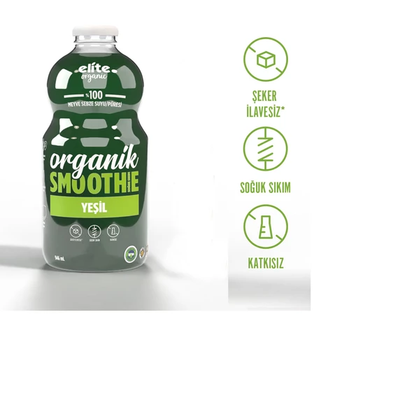 Elite Organik Smoothie Yeşil 946 ml