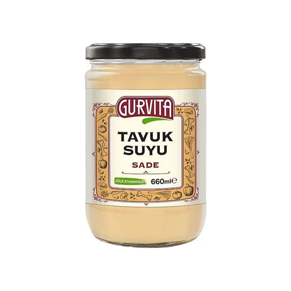 Gurvita Tavuk Suyu (Sade) 660 ml