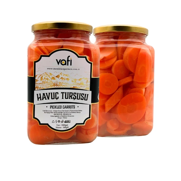 Vafi Turşu Serisi Havuç Turşusu 1000cc-500gr - 2
