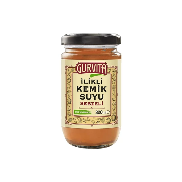 Gurvita İlikli Kemik Suyu Sebzeli 320 ml