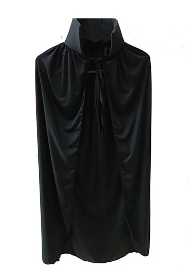 NessiWorld Sİyah Yakalı Pelerin - Vampir Pelerin - Dracula Pelerin 90 cm