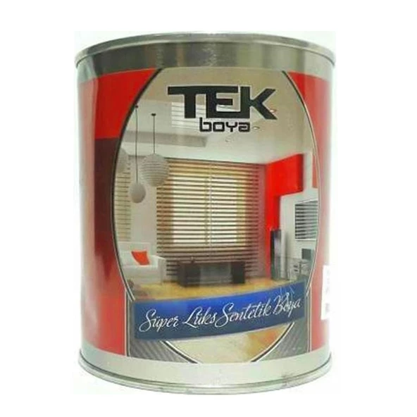Tek 2.5 Lt Süper Lüx Sentetik Yağlı Boya Ahşap Metal Duvar Boyası - 2