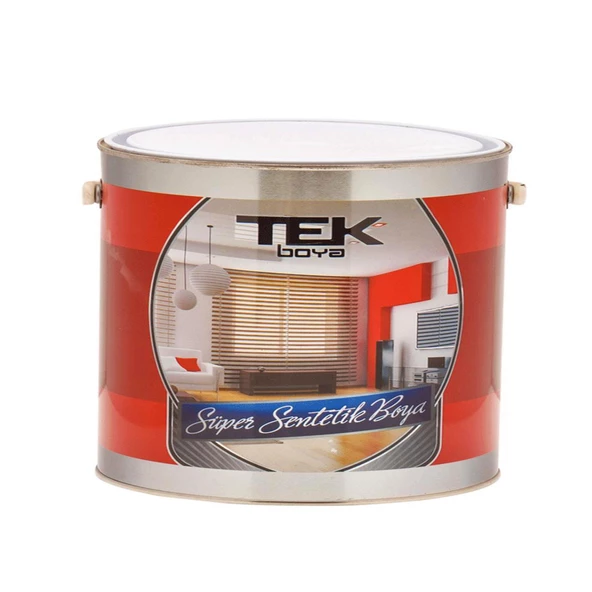 Tek 0.375 Lt Süper Lüx Sentetik Yağlı Boya Ahşap Metal Duvar Boyası - 2