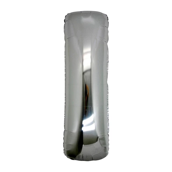 Nessiworld I Harf Folyo Balon Gümüş Renk  40 inç