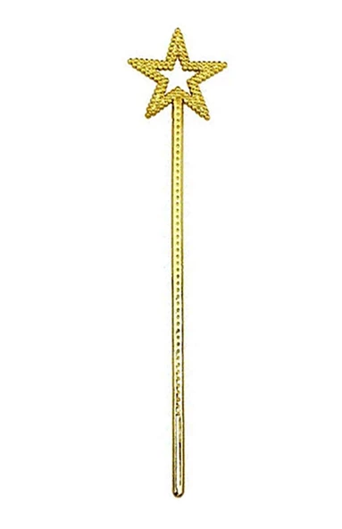 Nessiworld Altın Renk Yıldız Peri Asası Peri Değneği 34 cm 1 Adet - 4