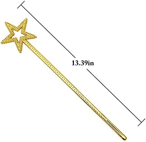 Nessiworld Altın Renk Yıldız Peri Asası Peri Değneği 34 cm 1 Adet - 2