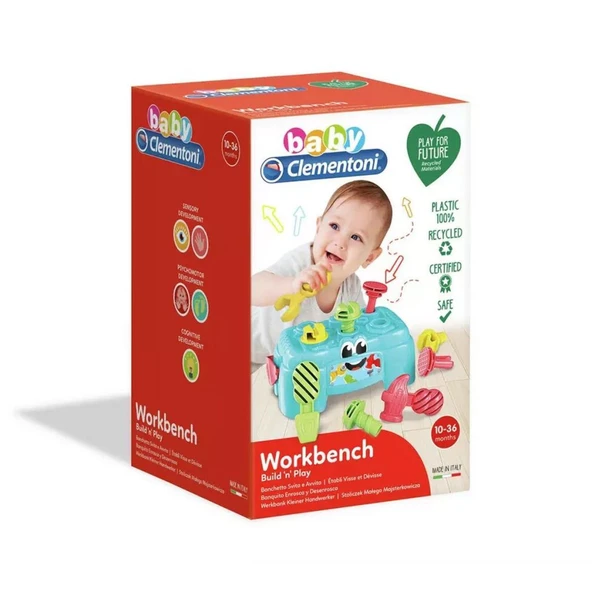 Nessiworld 17042 Baby Clementoni - Çalışma Tezgahı 10-36 ay - Resim 4