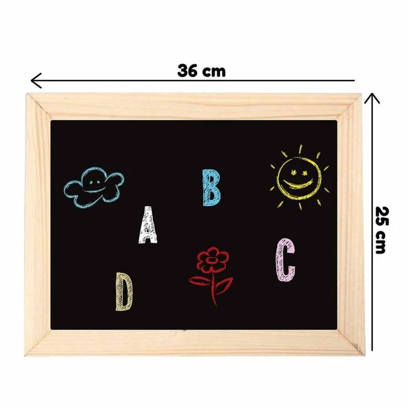 2250 AHŞAP TABLET YAZI TAHTASI 62 PARÇA  KÜÇÜK BOY - 3