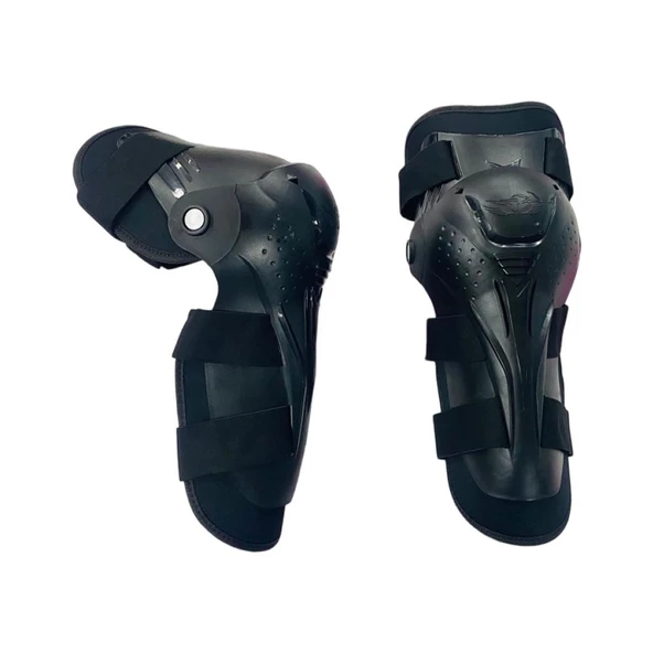 Kobra Motosiklet Mafsallı Dizlik Siyah ürün görseli 1