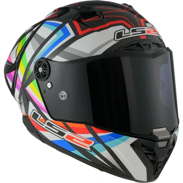 LS2 THUNDER KARBON GP AERO FLASH SİYAH KASK - 7