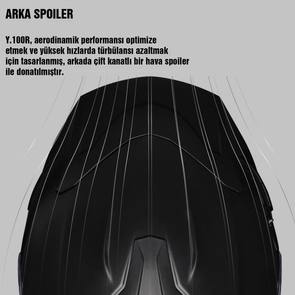 NEXX Y.100R BARON MAT INDIGO MAVİ KASK - Resim 2