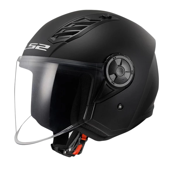 LS2 AIRFLOW 2 MAT SİYAH KASK - 1