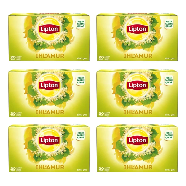 Lipton Ihlamur Bardak Poşet Çay X 6 Adet - 2