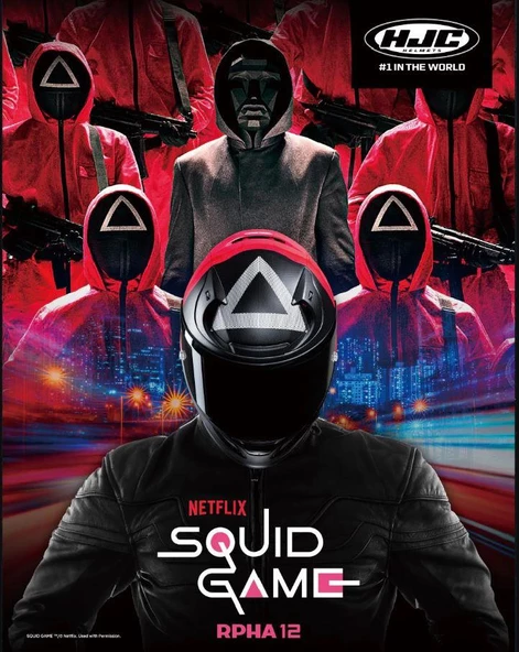 RPHA12 KASK SQUID GAME NETFLIX MC1SF - Resim 6