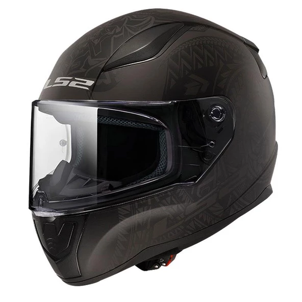 LS2 RAPID 2 TAKAROA MAT SİYAH KASK ürün görseli 1
