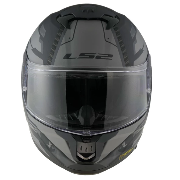 LS2 STREAM 2 SHADOW MAT TITANIUM-GRİ KASK - 2