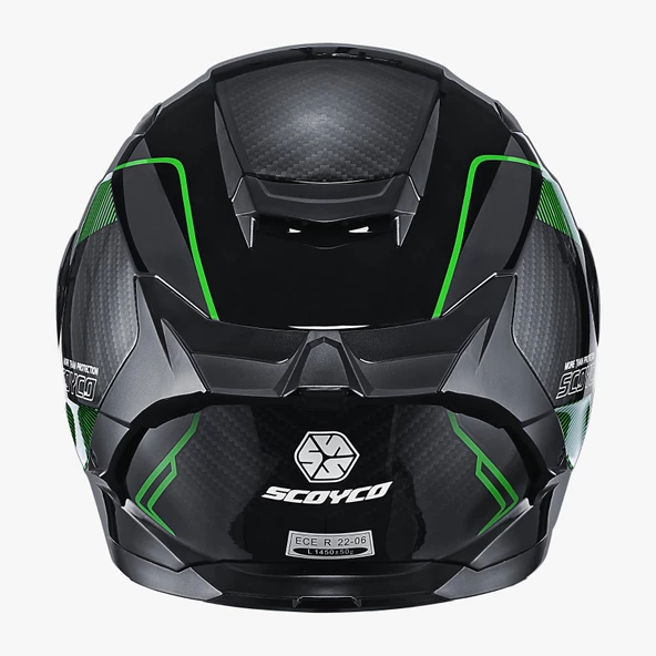 SCOYCO GHOST KAPALI KASK - 6