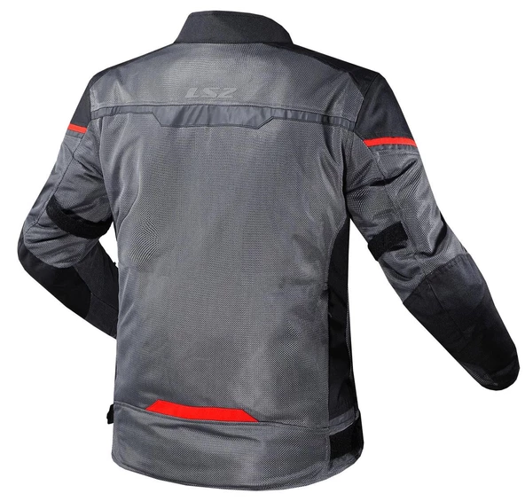 LS2 RIVA MONT YAZLIK SİYAH-GRİ-KIRMIZI - 2