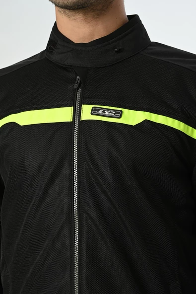 LS2 RIVA MONT YAZLIK SİYAH-NEON SARI - 5