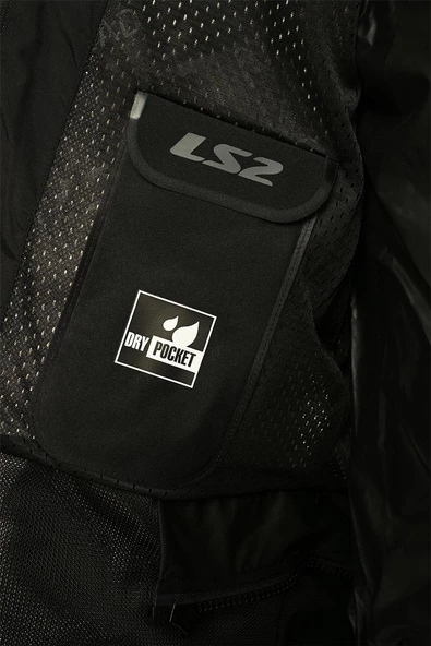 LS2 RIVA MONT YAZLIK SİYAH-KIRMIZI - Resim 3