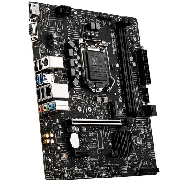 MSI B560M PRO-E DDR4 M2 PCIe NVME HDMI PCIe 16X v4.0 1200p v2 mATX - Resim 7