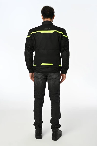 LS2 RIVA MONT YAZLIK SİYAH-NEON SARI - 9