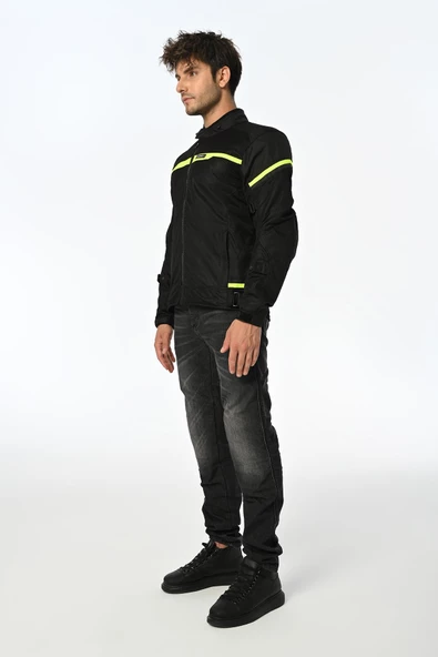 LS2 RIVA MONT YAZLIK SİYAH-NEON SARI - 8