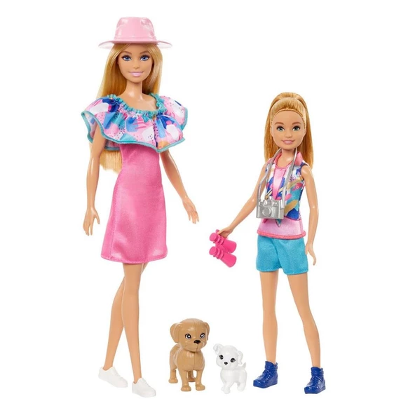 NessiWorld HRM09 Barbie ve Stacie Kız Kardeşler İkili Set - Barbie & Stacie To The Rescue