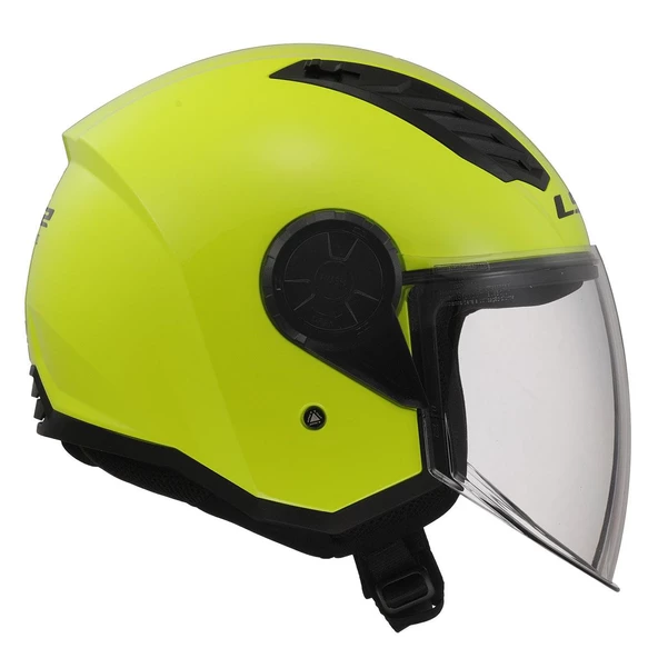 LS2 AIRFLOW 2 NEON SARI KASK - Resim 6