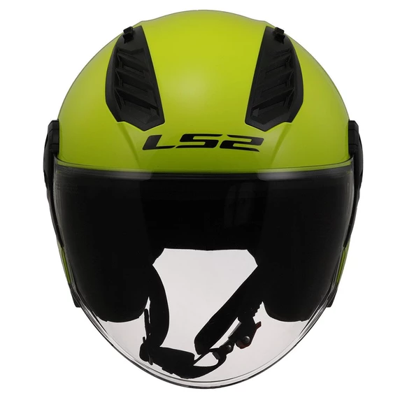 LS2 AIRFLOW 2 NEON SARI KASK - Resim 8