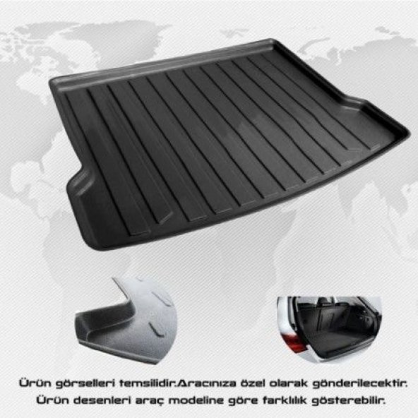 Citroen C3 2012 Model İnce Stepneli Bagaj Havuzu