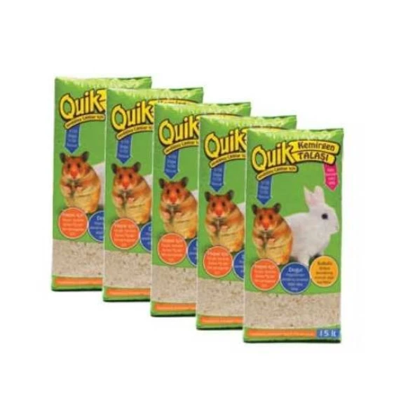 Quik Kemirgen Talaşı 15 LT.  Tavşan-Hamster-Guneia Pig Gibi Kemirgenler İçin - 2
